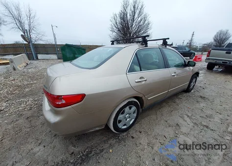 2005 Honda Accord 2.4 Lx из США, поврежденный, VIN 1HGCM56435A192641